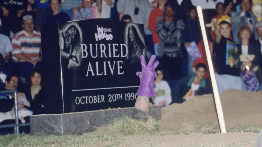 The undertaker buried alive
